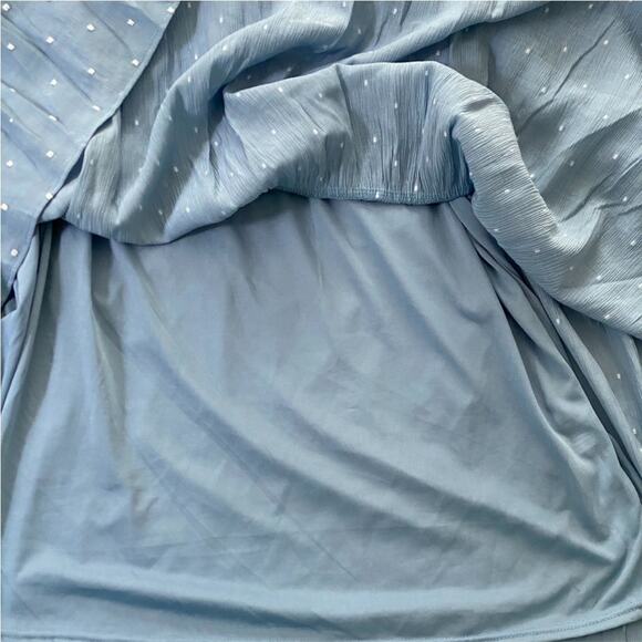 Anthropologie Medium Midi Dress Fall Boho Moon River Cottage tie back Prarie - Picture 10 of 15